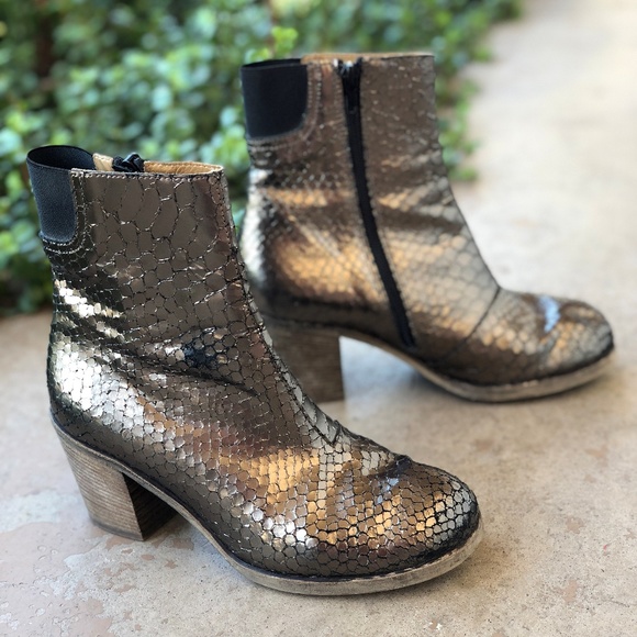 maison margiela snakeskin boots